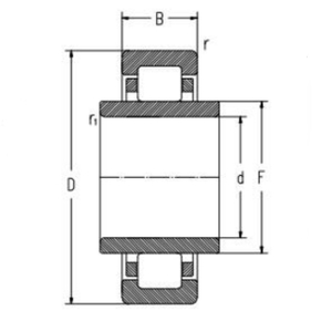 NJP3226X1K1 নলাকার রোলার বিয়ারিং